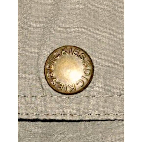 Dickies Chore Jacket Shacket Mens Size 3X Olive Green Quilted Lining Barn Coat - Picture 6 of 7